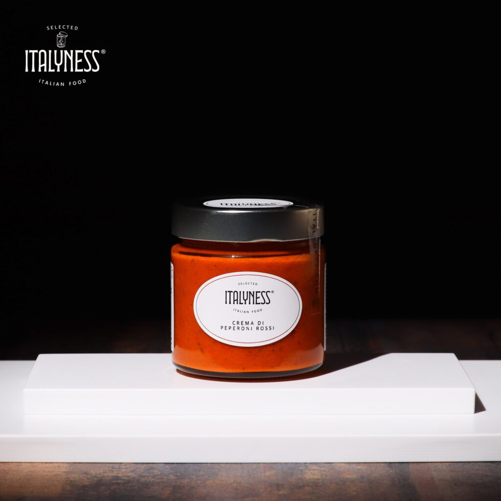 crema peperoni rossi spalmabile italiana