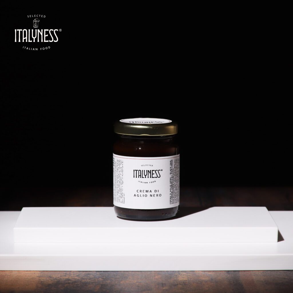 crema aglio nero spalmabile gourmet italiana