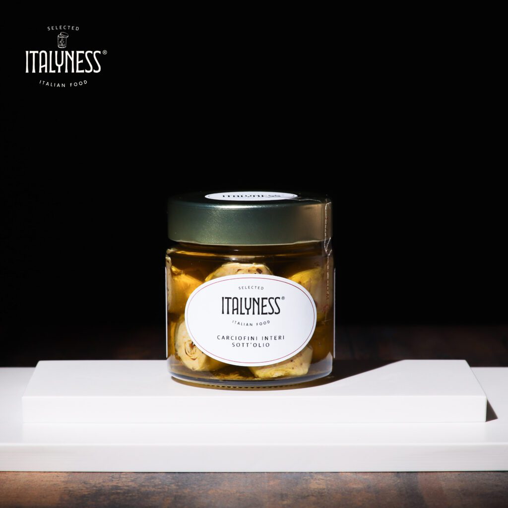 carciofini interi sottolio artigianali italiani