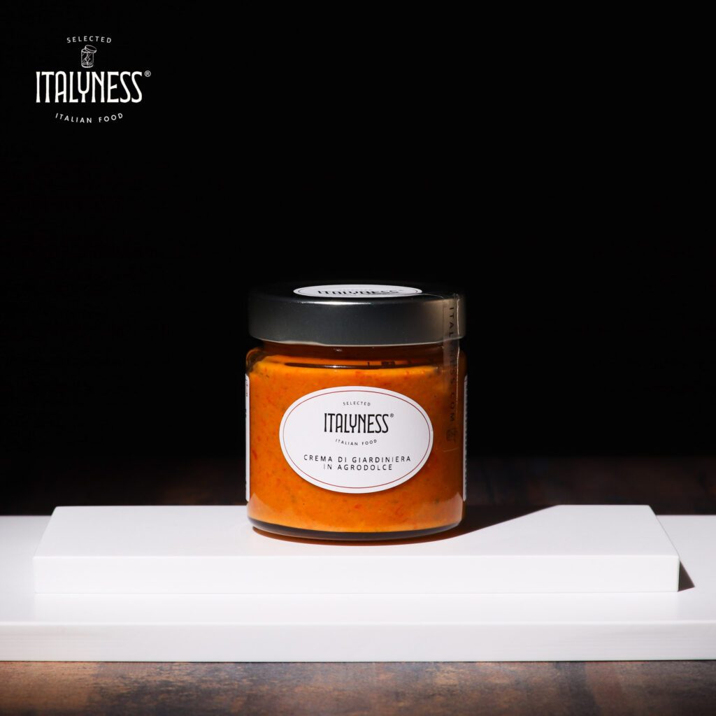 crema giardiniera agrodolce verdure italiane spalmabile